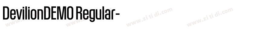 DevilionDEMO Regular字体转换 DevilionDEMO Regular字体转换